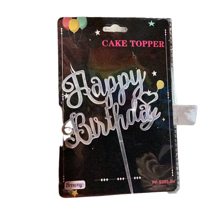 Cake Topper Happy Birthday SV