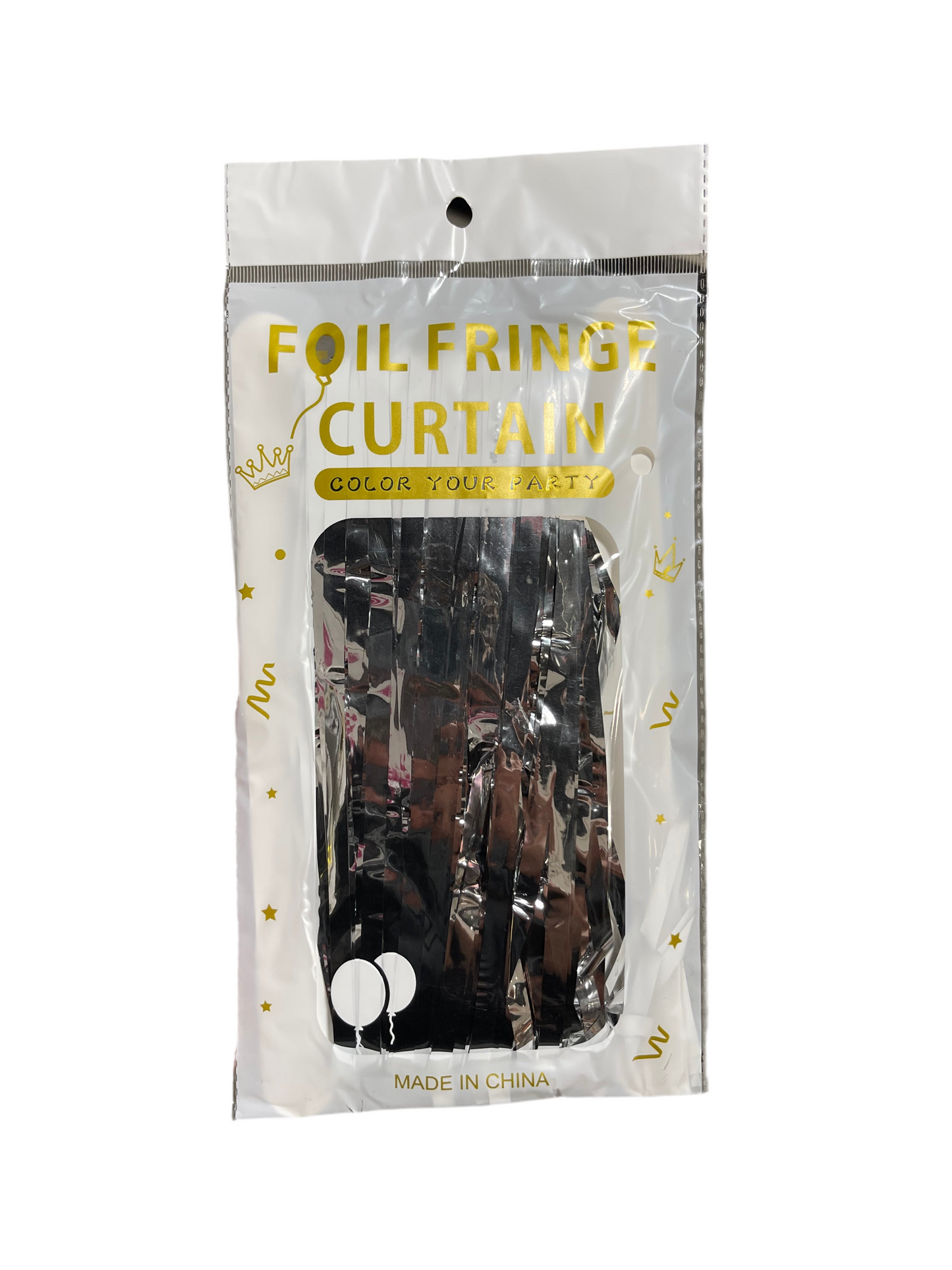 Cortina Foil Flecos Rectos 3x8ft