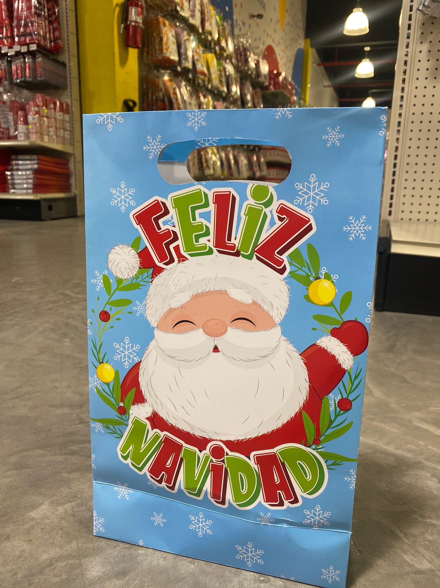 BOLSA REGALO TEMPORADA NAVIDAD SANTA CLAUS