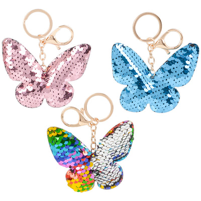 Flip Sequin Butterfly Llavero Mariposa