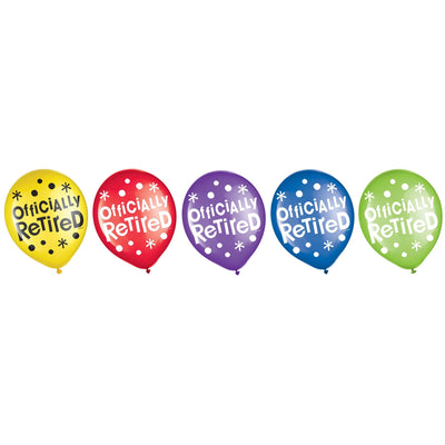 Officially Retired Printed Latex Balloons