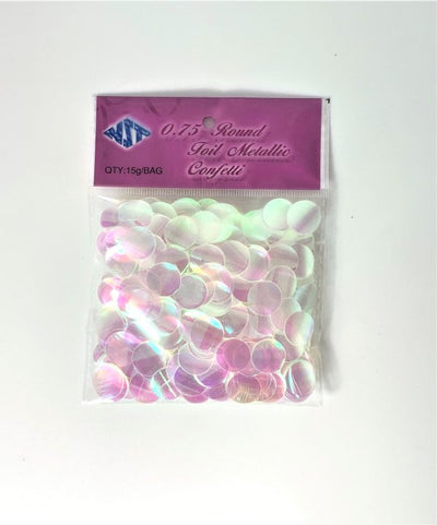 Foil Metallic Confetti Iridescent