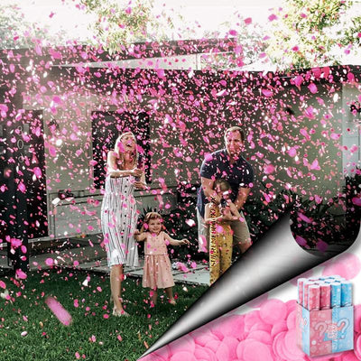 Popper Confetti Gender Reveal Rosa (x1u)