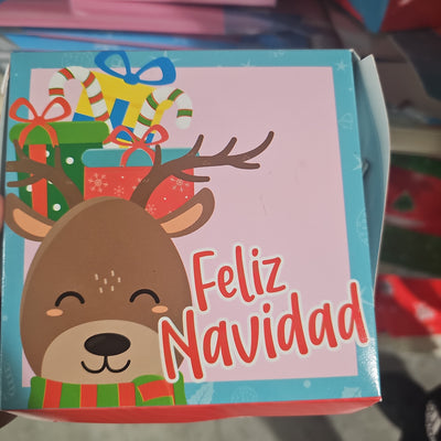 Caja Navidad Reno pequeña