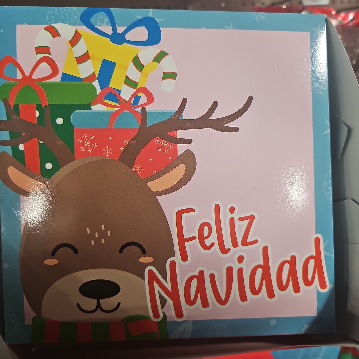 Caja Navidad Reno (Grande)