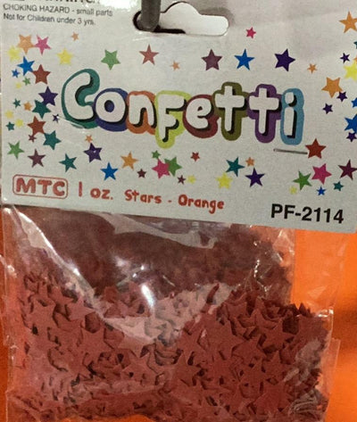 Confetti Stars Orange (1oz)