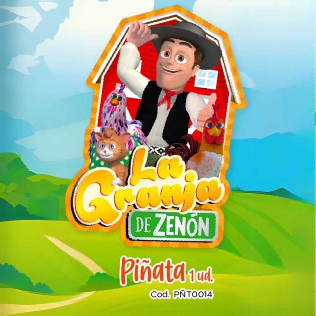 PIÑATA LA GRANJA DE ZENON (x1 UNIDAD)