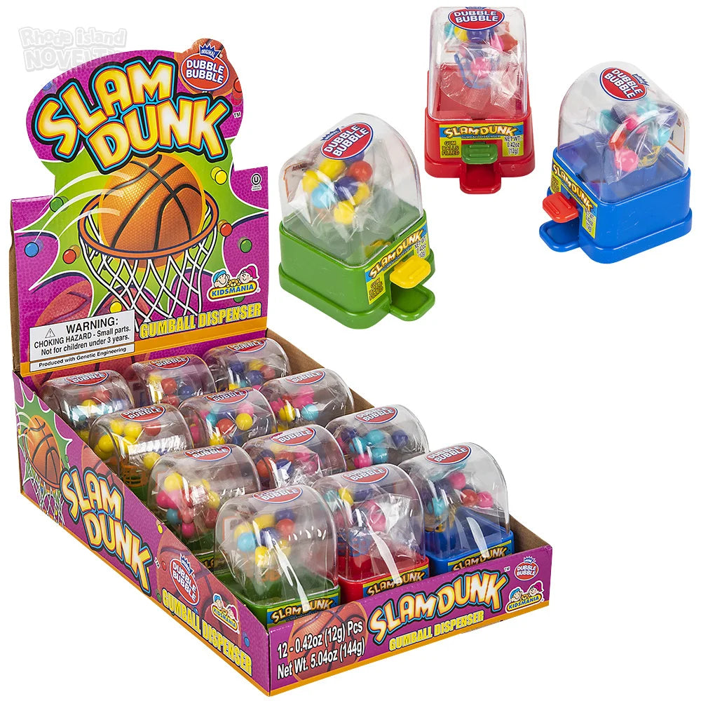 4" Slam Dunk Gumball Dispenser (x1u)