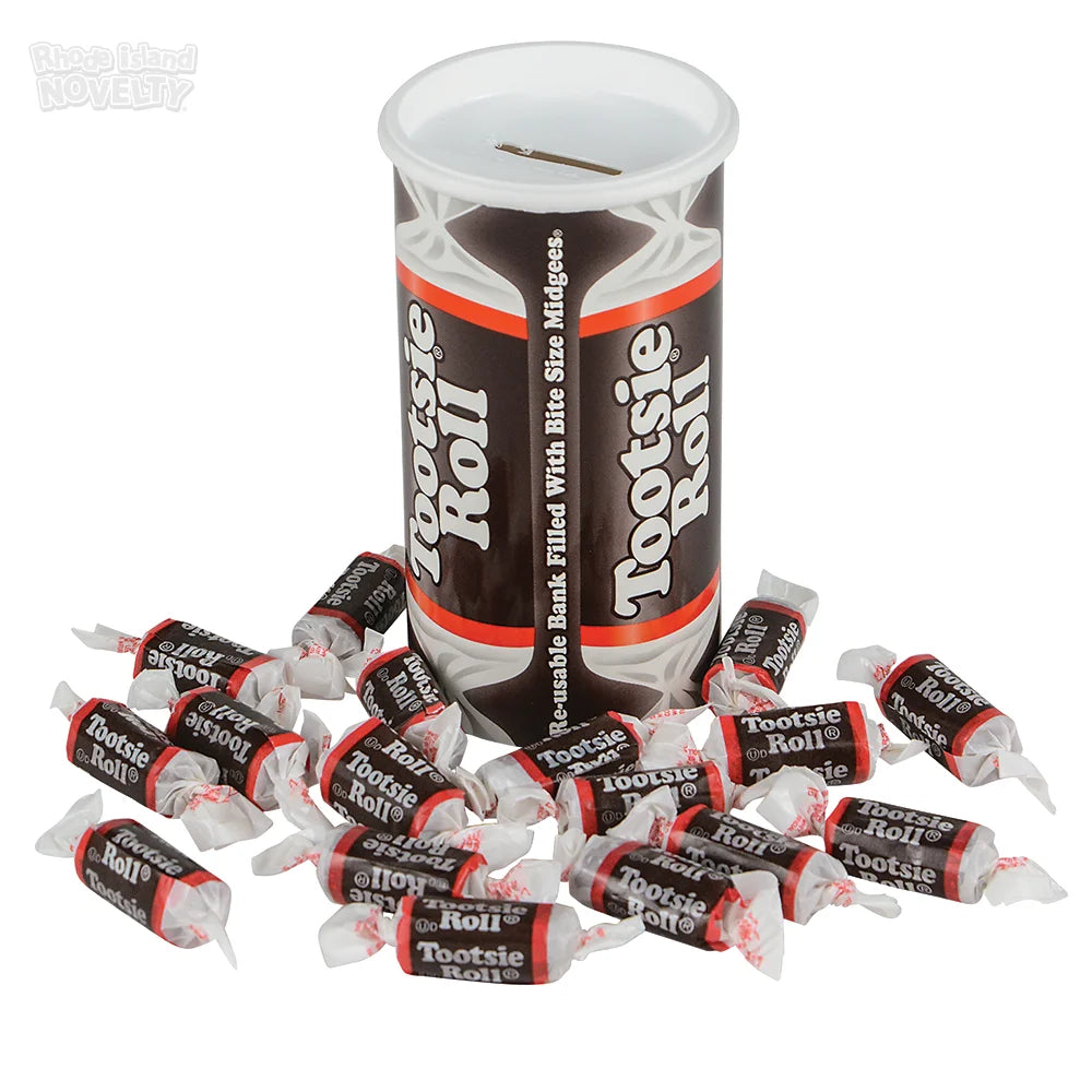 4 oz Tootsie Bank With Tootsie Rolls (x1u)