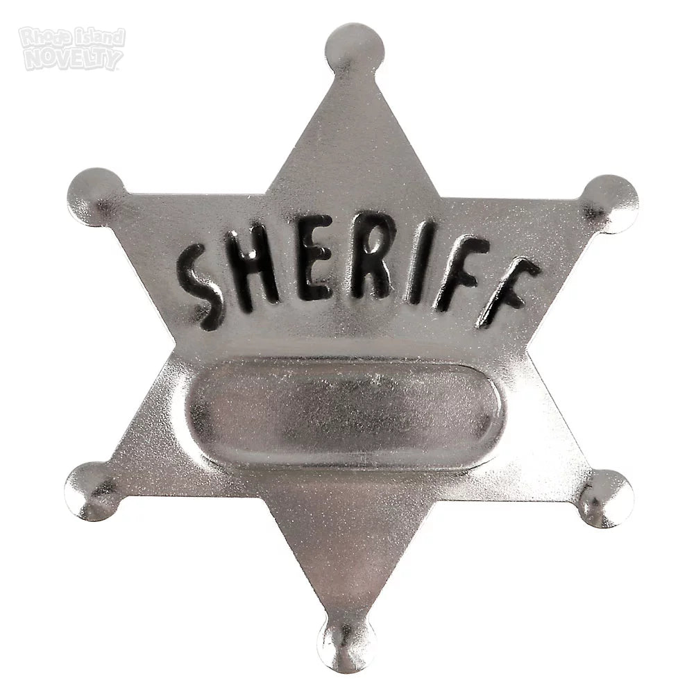 Metal Sheriff Badge x Unidad