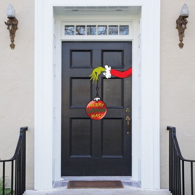 Traditional Grinch Door Decoration