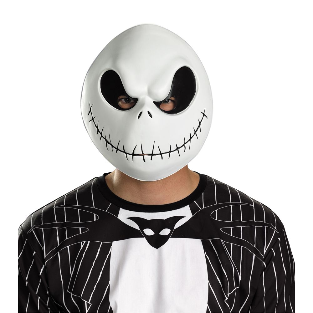 JACK SKELLINGTON VACUFORM MASK ONE SIZE ADULT