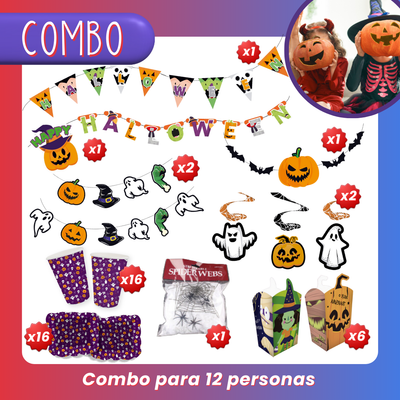 COMBO: Halloween Calabaza (12 personas)