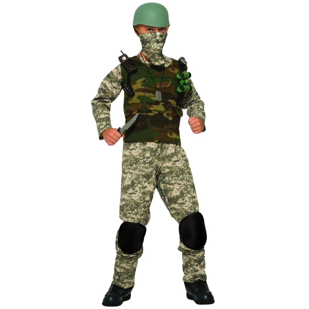 Militar Kids Costume - Disfraz Guerra