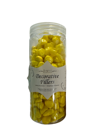 Acrylic Crystal Rocks - Yellow (400g)