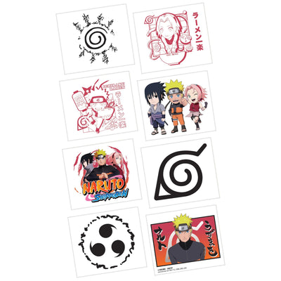 Naruto Tattoos 8CT