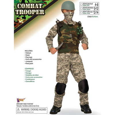 Militar Kids Costume - Disfraz Guerra