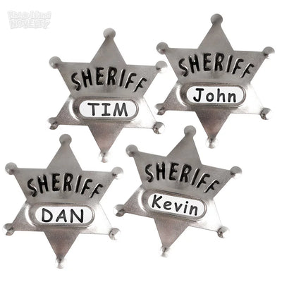Metal Sheriff Badge x Unidad
