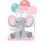 Enchant Girl Elephant Invitations (x8u)