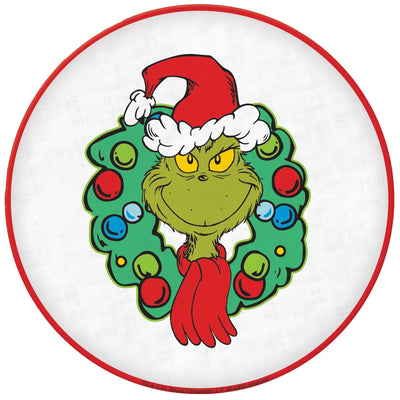 Traditional Grinch Round Platter