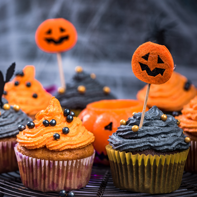 Pumpkin Face Cupcake Kit (48u)