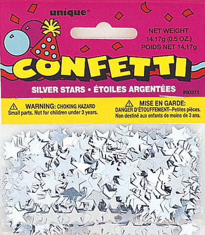 Silver Star Confetti .5oz