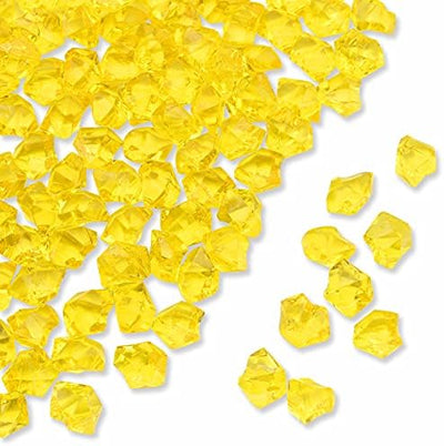 Acrylic Crystal Rocks - Yellow (400g)