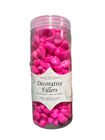 Acrylic Crystal Rocks - Fuchsia (400g)