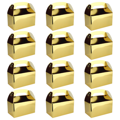 Cookie Boxes Oro Metalico (x12u)