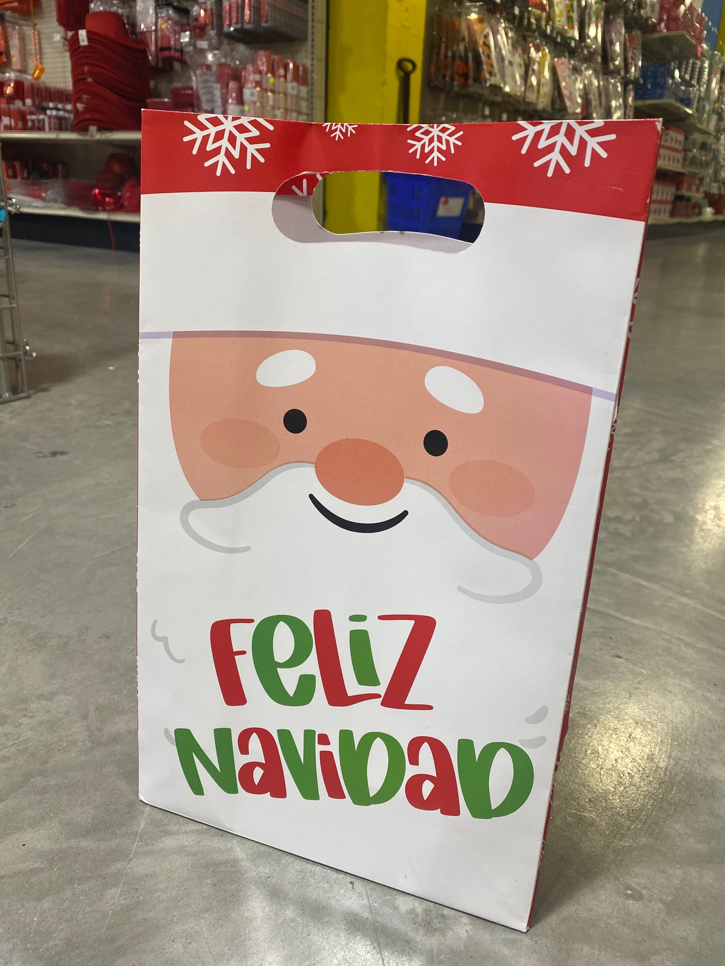 BOLSA REGALO TEMPORADA NAVIDAD HO HO HO FELIZ NAVIDAD