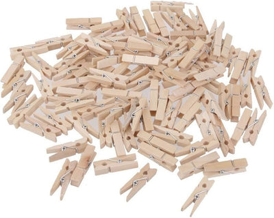 Craft Magic Mini Wood Clothespins Natural