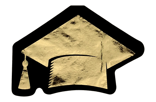 STARRY GRADUATION SHAPED NAPKI