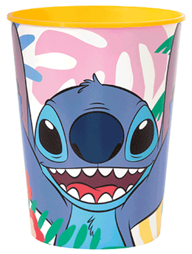 STITCH PLASTIC CUP 16OZ