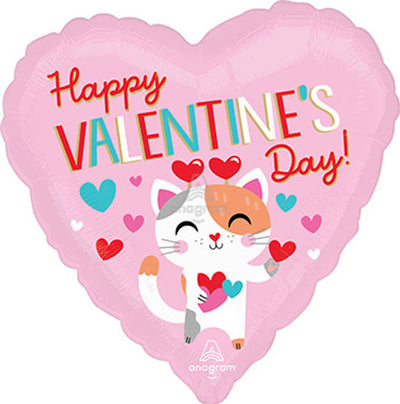 18'' PURR-FECT VALENTINE KITTY