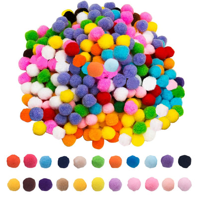 Pom-Pom 10mm Multicolor 100pcs