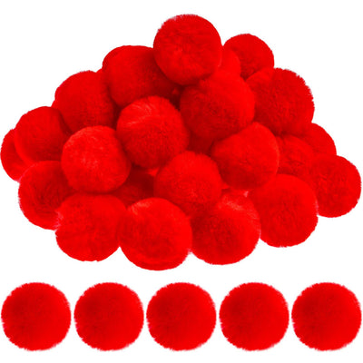 Pom-Pom 20mm Rojo 75pcs