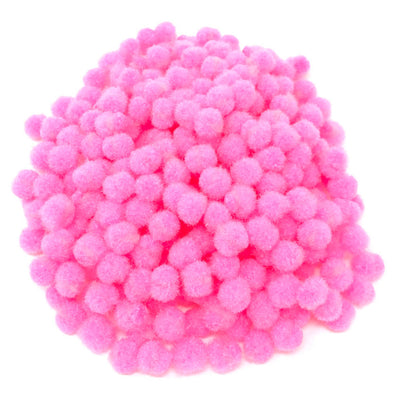 Pom-Pom 10mm Rosa 100pcs