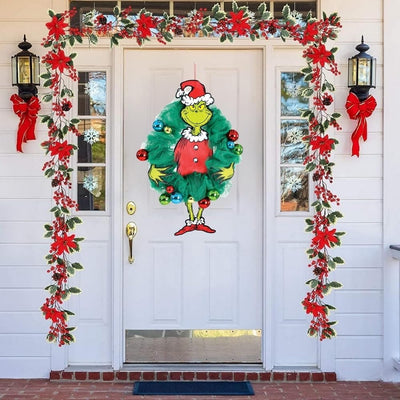 Grinch Wreath 18" x 30"