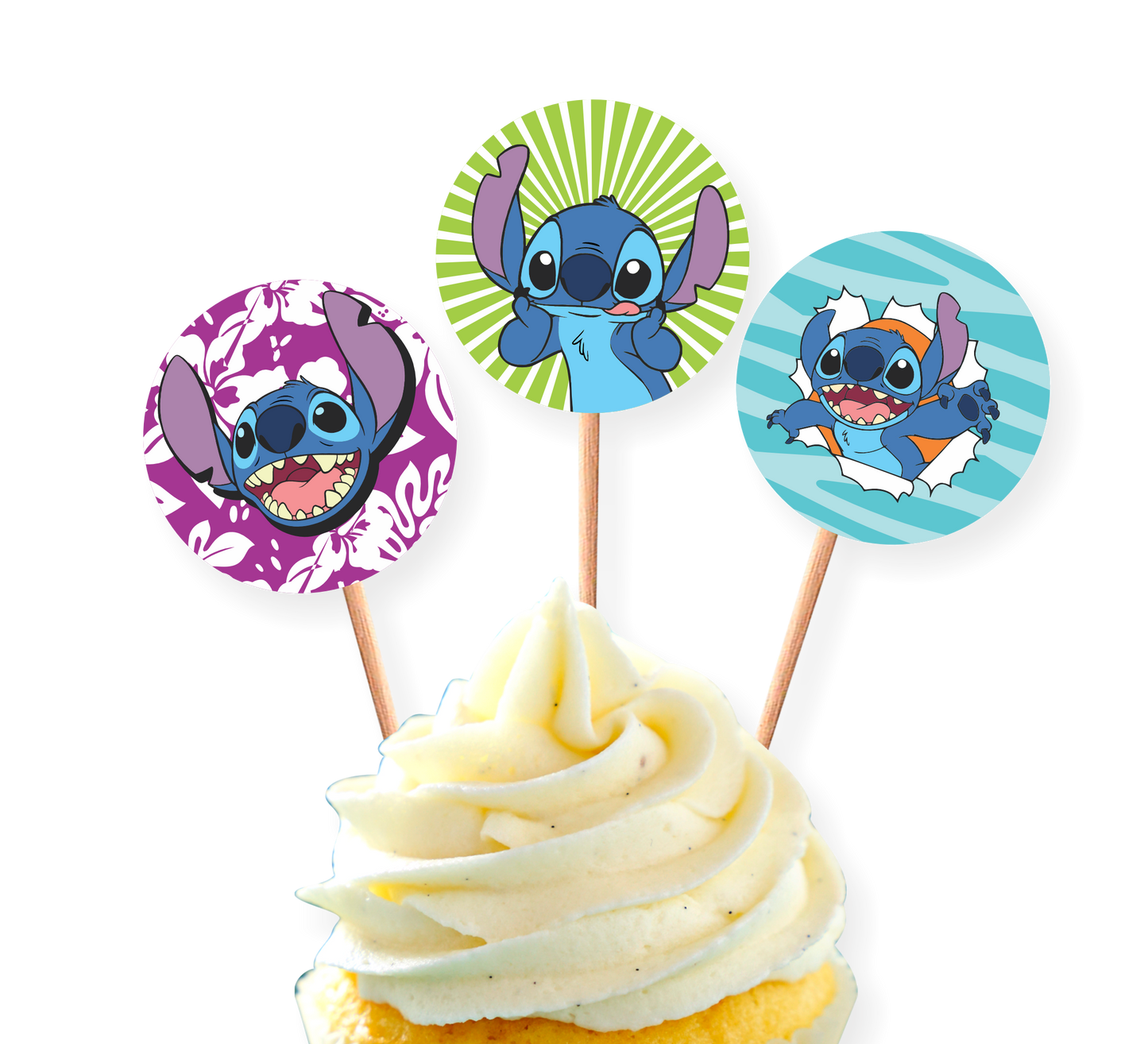 PALILLOS DECORADORES CUPCAKE X 12 STITCH