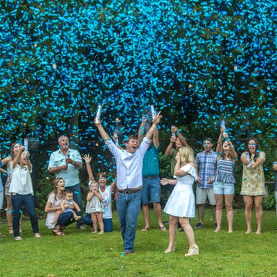 Popper Confetti Gender Reveal Blue (x1u)