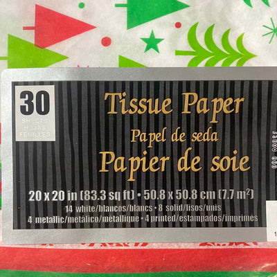 Tissue Paper Arbolitos Navidad