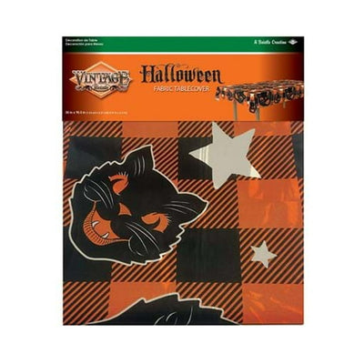 Halloween Vintage Fabric Tablecover