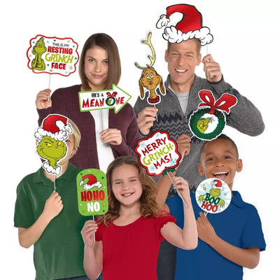 Traditional Grinch Photo Prop Kit