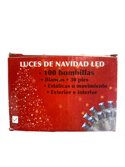 Xmas 100 Luces Led (Multicolor y Blancas) 12x6x8cm