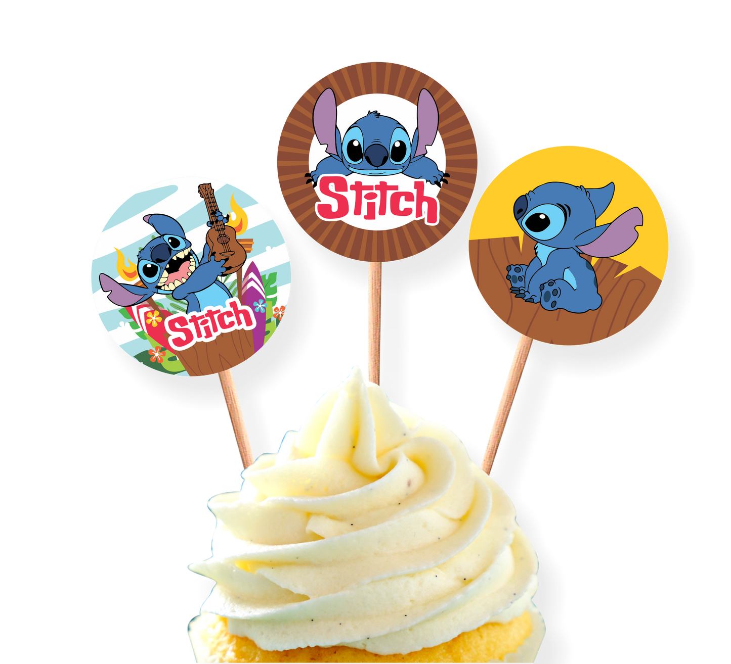 PALILLOS DECORADORES CUPCAKE X 12 STITCH