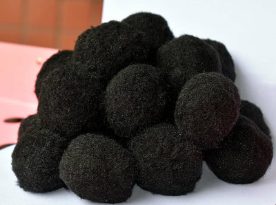 Pom-Pom 20mm 75pcs Black