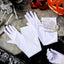 Evening Gloves - Guantes Blancos/Negros