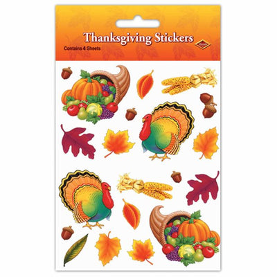 Thanksgiving Stickers 4 sheets