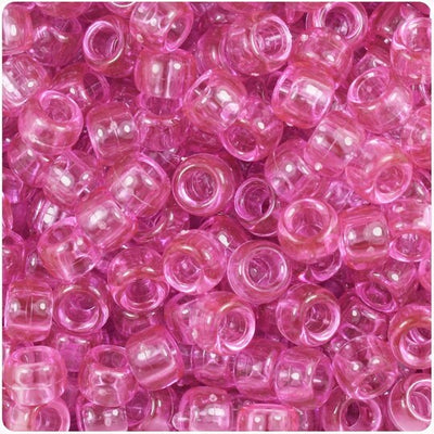 Ponny Beads Rosa Translúcido  50pcs