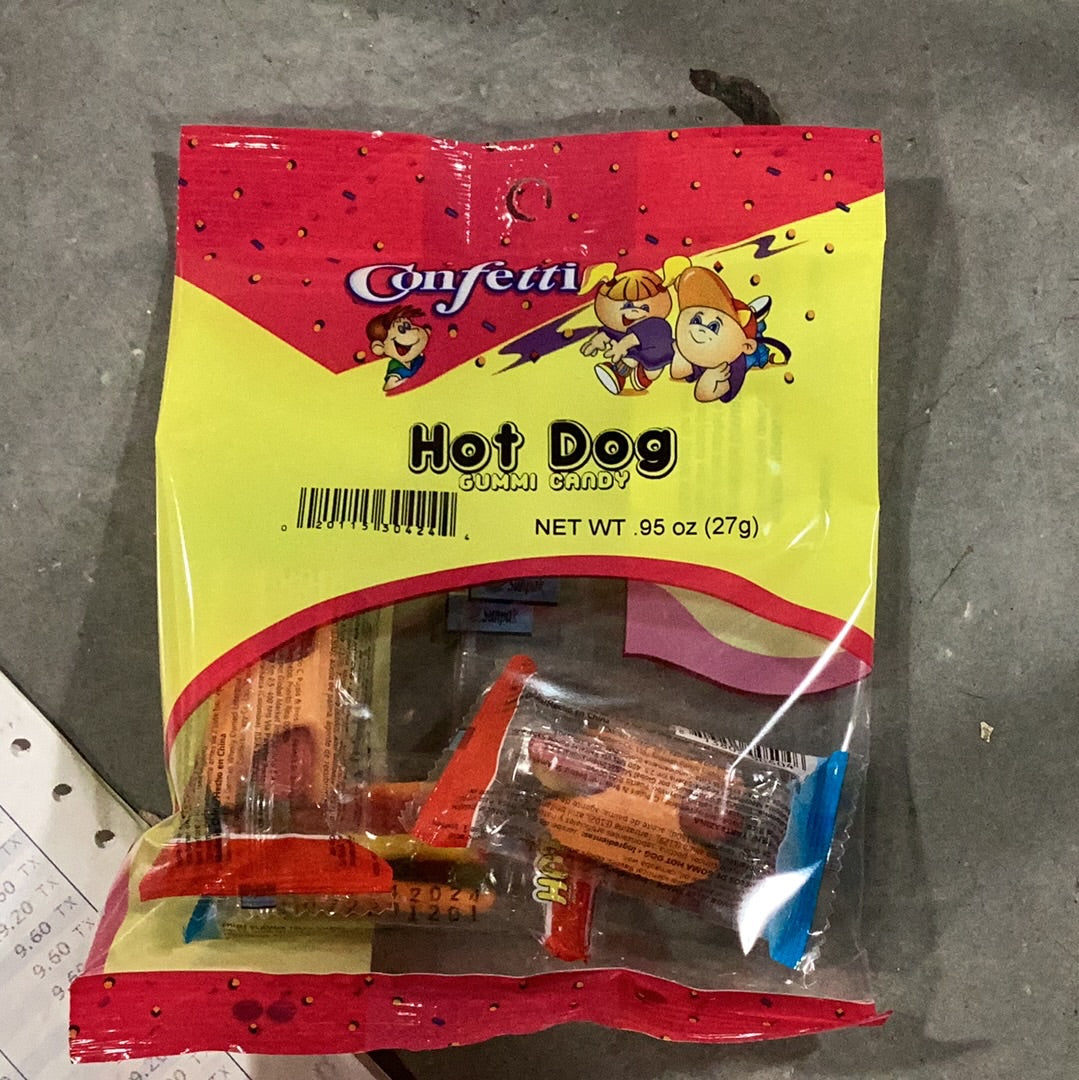 Confetti Hot Dog